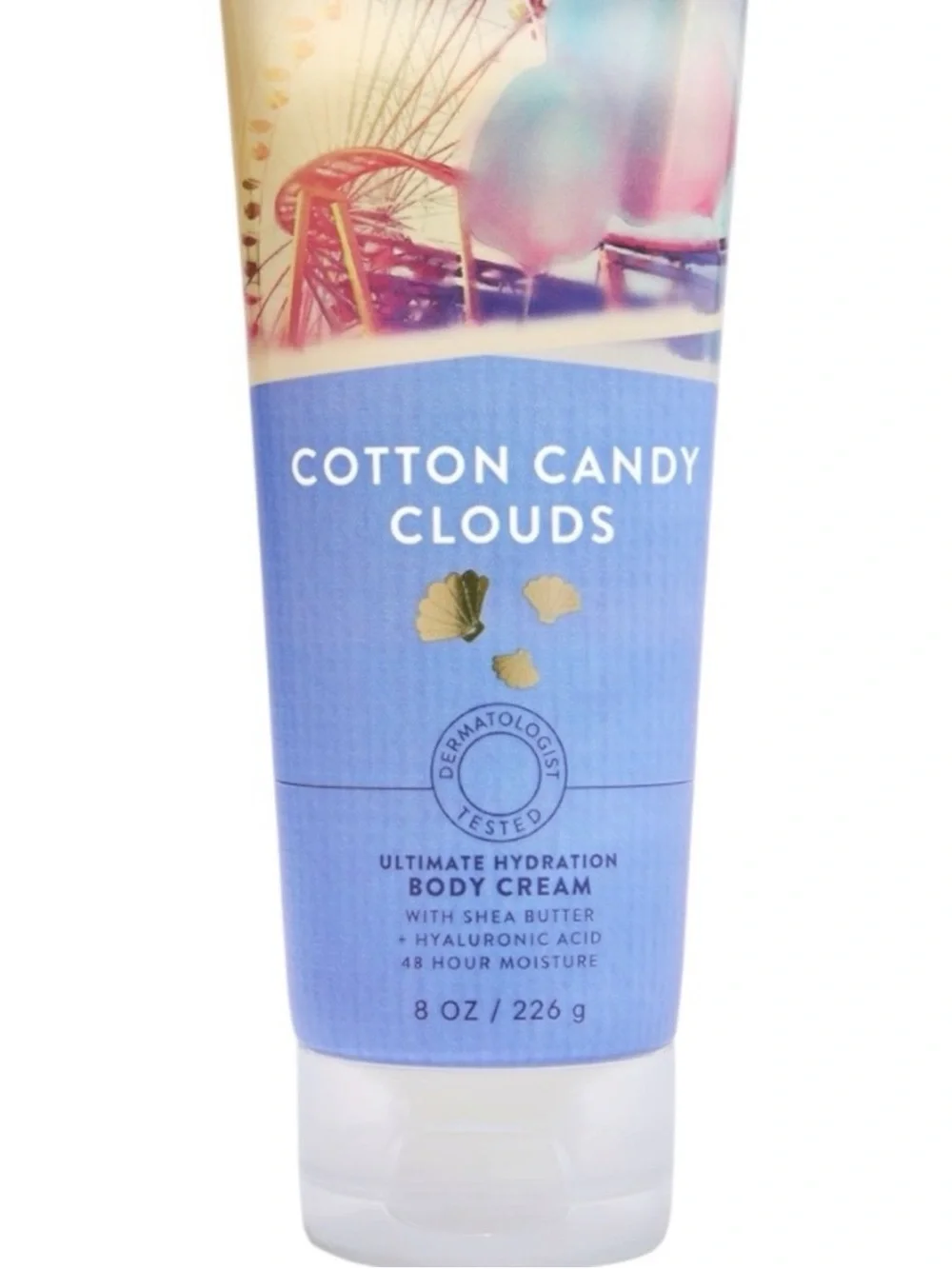 Bath & Body Works COTTON CANDY CLOUD 5 Piece Body Care Gift Set Bundle